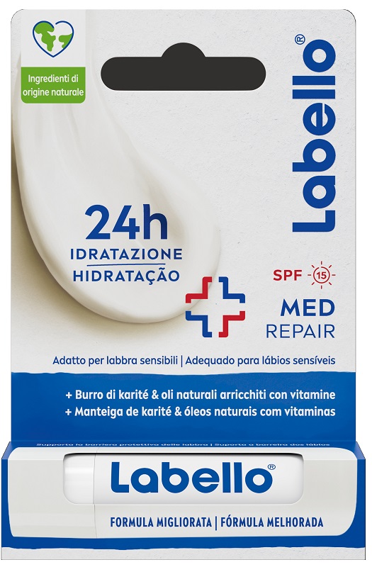 LABELLO MED REPAIR SPF15 24H IDRATAZIONE FONDENTE SULLE LABBRA 5,5 ML - Farmadott.it