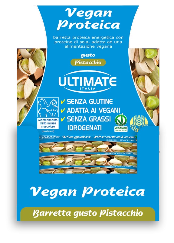 ULTIMATE BARRETTA VEGAN PROTEICA PISTACCHIO 24 X 40 G - Farmadott.it