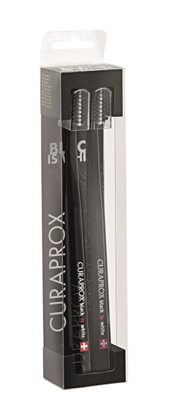 CURAPROX BLACK IS WHITE DENTIFRICI SBIANCANTI 2 SPAZZOLINI - Farmadott.it