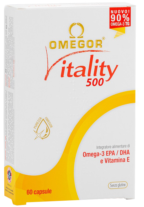 OMEGOR VITALITY 500 60 CAPSULE - Farmadott.it