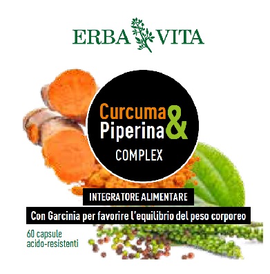 CURCUMA&PIPERINA COMPLEX 60 CAPSULE - Farmadott.it