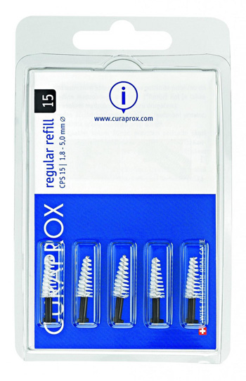 CURAPROX CPS REGULAR CPS 15 CON 5 SCOVOLINI + SUPPORTO - Farmadott.it