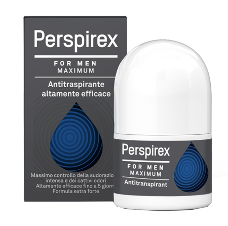 PERSPIREX FOR MEN MAXIMUM ANTITRASPIRANTE ROLL ON 20 ML - Farmadott.it