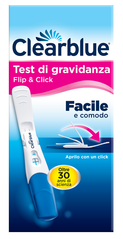 TEST DI GRAVIDANZA CLEARBLUE FLIP & CLICK 1 PEZZO - Farmadott.it