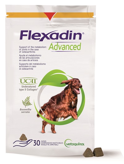 FLEXADIN ADVANCED CANE TUTTE LE TAGLIE 30 TAVOLETTE APPETIBILI - Farmadott.it