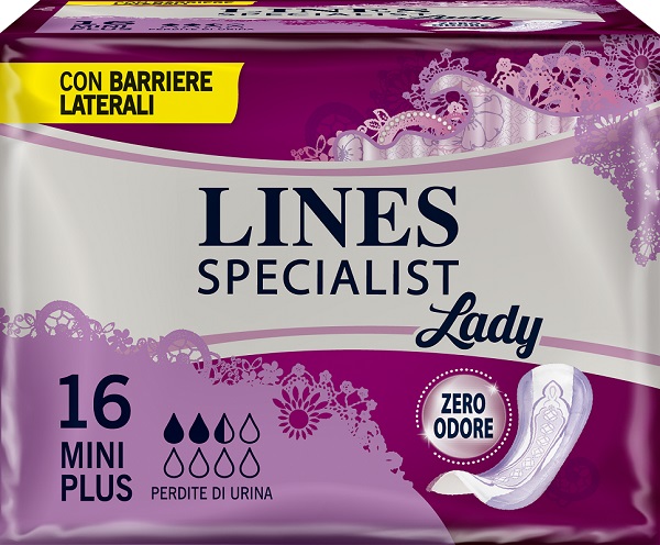 LINES SPECIALIST PANNOLONE MINI PLUS FARMA 16 PEZZI - Farmadott.it