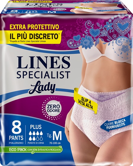 LINES SPECIALIST PANTS PLUS M FARMA 8 PEZZI - Farmadott.it