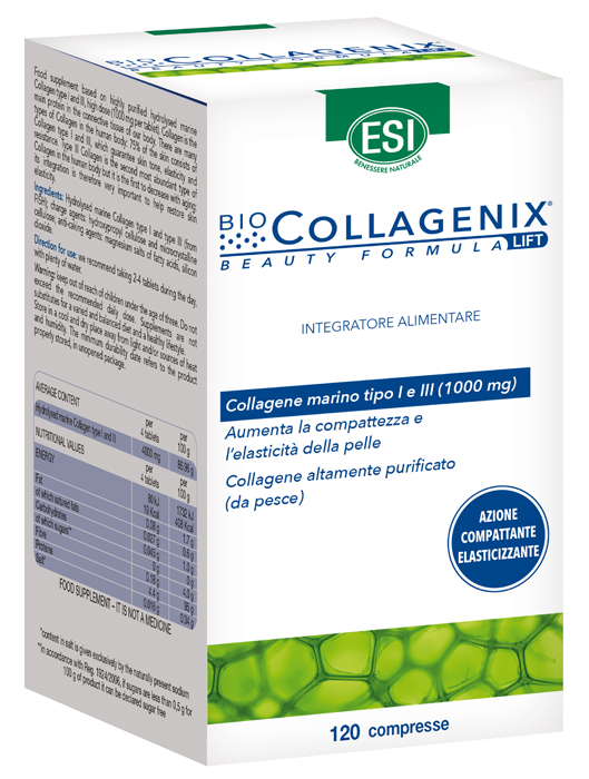 ESI BIOCOLLAGENIX 120 COMPRESSE - Farmadott.it