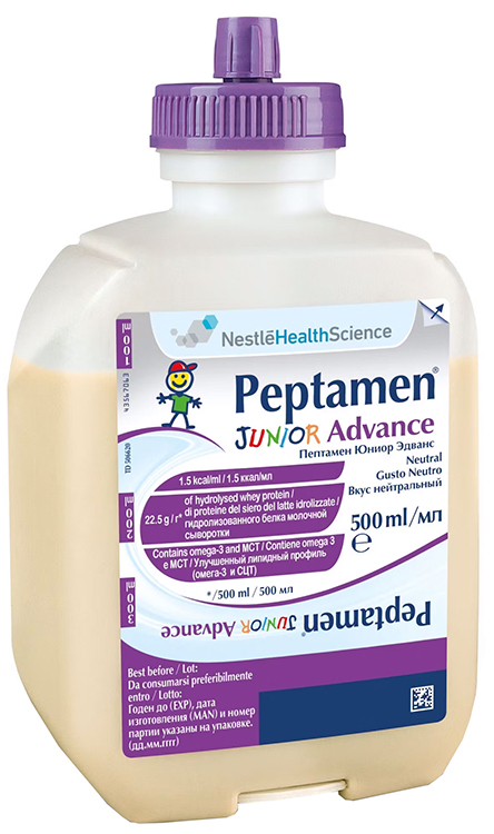 PEPTAMEN JUNIOR ADVANCE NEUTRO 500 ML - Farmadott.it
