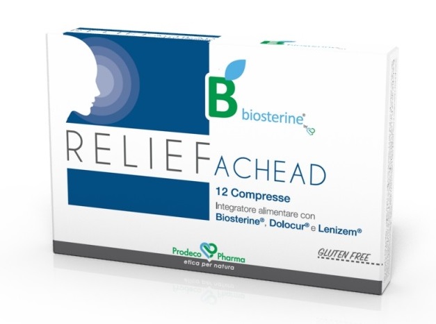BIOSTERINE RELIEF ACHEAD 12 COMPRESSE - Farmadott.it