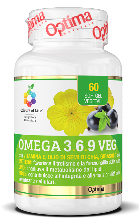 COLOURS OF LIFE OMEGA 3-6-9 VEG 60 SOFT GEL - Farmadott.it