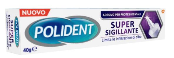 POLIDENT SUPER TENUTA+SIGILLANTE ADESIVO PROTESI DENTALE 40 G - Farmadott.it