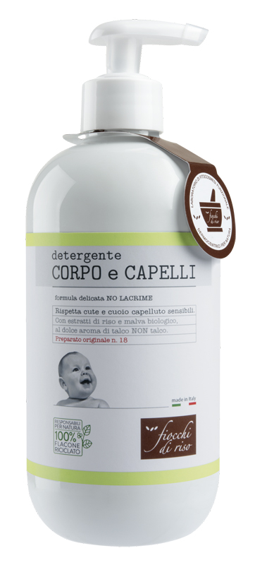 FIOCCHI DI RISO DETERGENTE CORPO/CAPELLI TALCO 400 ML - Farmadott.it