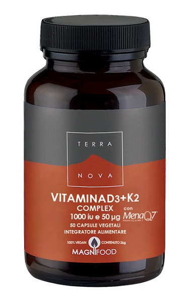 TERRANOVA VITAMINA D3 + K2 50 CAPSULE - Farmadott.it