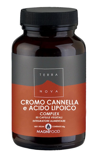 TERRANOVA CROMO/CANNELLA/ACIDO LIPOICO COMPLEX 50 CAPSULE - Farmadott.it