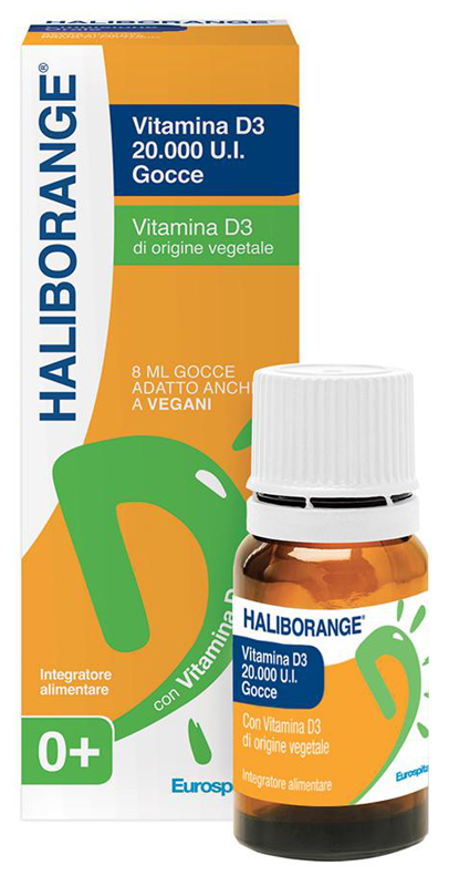 HALIBORANGE VITAMINA D3 20000 UI GOCCE 8 ML - Farmadott.it