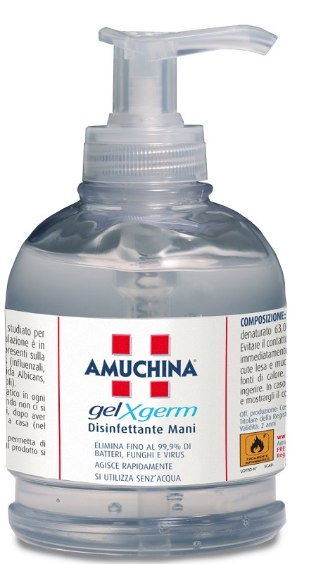 AMUCHINA GEL X-GERM DISINFETTANTE MANI 250 ML - Farmadott.it