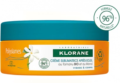 KLORANE CREMA SUBLIMATRICE DOPOSOLE VISO E CORPO TAMANU E MONOI 200 ML - Farmadott.it