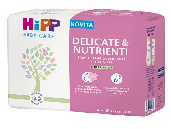 HIPP SALVIETTINE DELICATE MULTIPACK 4X56 PEZZI - Farmadott.it