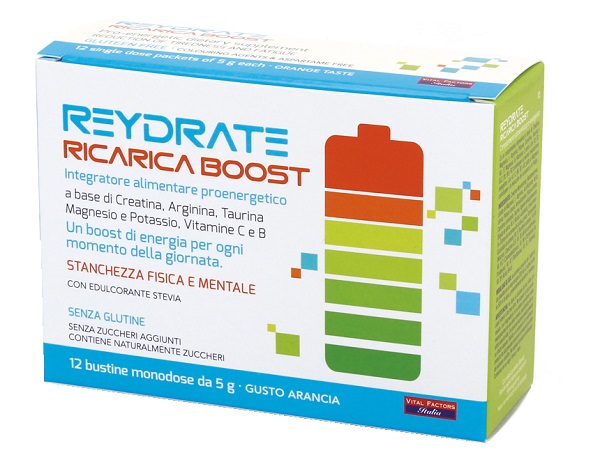 REYDRATE RICARICA BOOST 12 BUSTINE - Farmadott.it