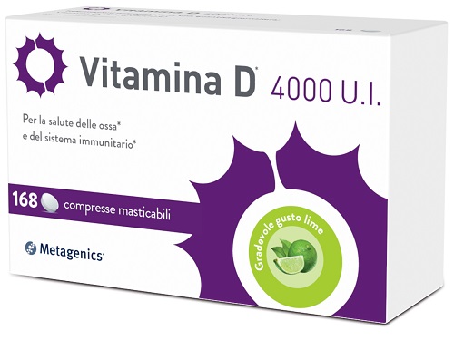 VITAMINA D 4000UI 168 COMPRESSE MASTICABILI - Farmadott.it