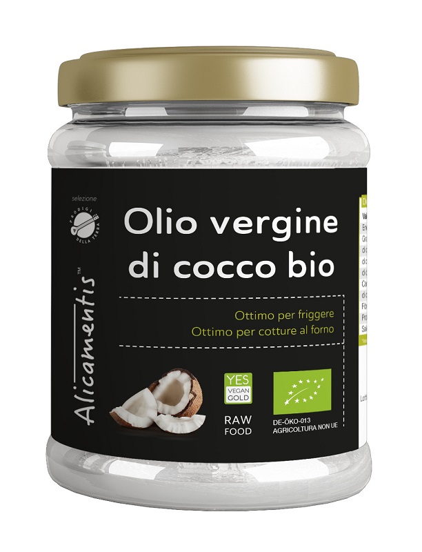 OLIO VERGINE DI COCCO BIO 500 ML ALICAMENTIS - Farmadott.it