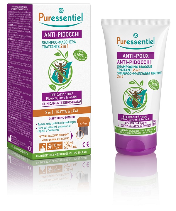 PURESSENTIEL SHAMPOO TRATTANTE ANTI-PIDOCCHI 150 ML - Farmadott.it