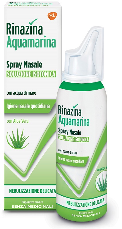 RINAZINA AQUAMARINA ISOTONICA ALOE SPRAY NEBULIZZAZIONE DELICATA 100 ML - Farmadott.it
