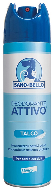 SANO E BELLO DEODORANTE ATTIVO TALCO 250 ML - Farmadott.it