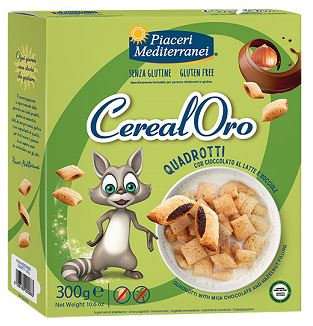 PIACERI MEDITERRANEI CEREALORO QUADROTTI 300 G - Farmadott.it