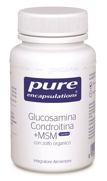 PURE ENCAPSULATIONS GLUCOSAMINA CONDROITINA + MSM 30 CAPSULE - Farmadott.it