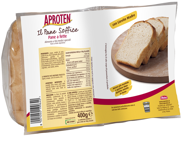 APROTEN PANE BIANCO FETTE 2 PEZZI DA 200 G - Farmadott.it