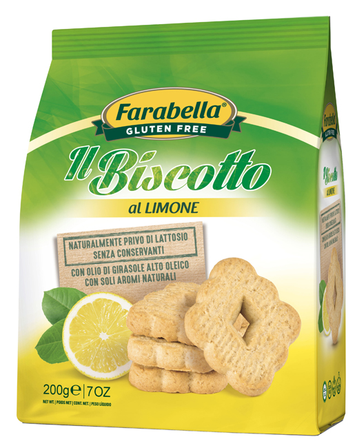 FARABELLA BISCOTTO LIMONE 200 G - Farmadott.it