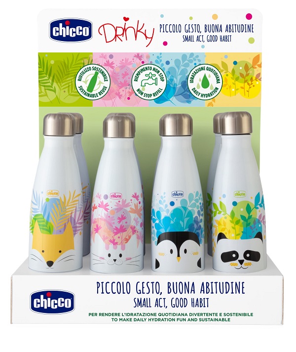CHICCO BORRACCIA INOX 350 ML - Farmadott.it