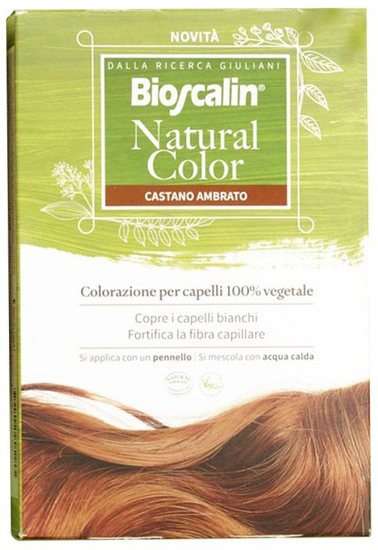 BIOSCALIN NATURAL COLOR CASTANO AMBRATO 70 G - Farmadott.it