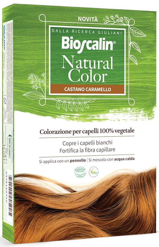 BIOSCALIN NATURAL COLOR CASTANO CARAMELLO 70 G - Farmadott.it