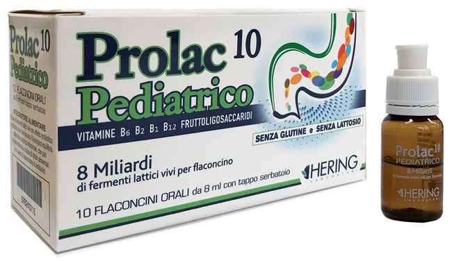 PROLAC10 PEDIATRICO FERMENTI LATTICI 10 FLACONCINI 8 ML - Farmadott.it