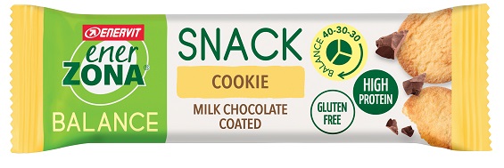 ENERZONA SNACK COOKIE MILK CIOCHOLATE 33 G - Farmadott.it