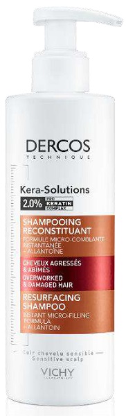 DERCOS TECHNIQUE KERASOL SHAMPOO RISTRUTTURANTE 250 ML - Farmadott.it