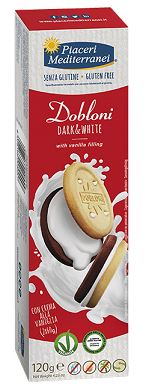 PIACERI MEDITERRANEI DOBLONI DARK & WHITE 120 G - Farmadott.it