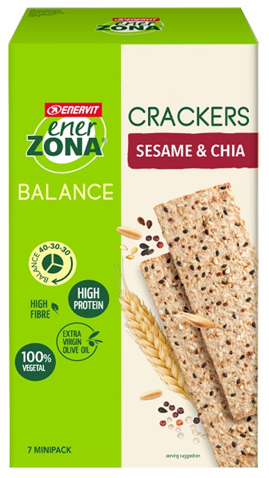 ENERZONA CRACKERS SESAME & CHIA 25 G - Farmadott.it