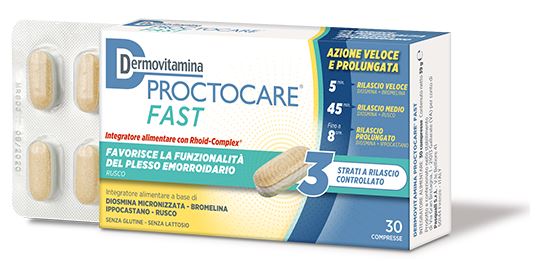DERMOVITAMINA PROCTOCARE FAST 30 COMPRESSE - Farmadott.it