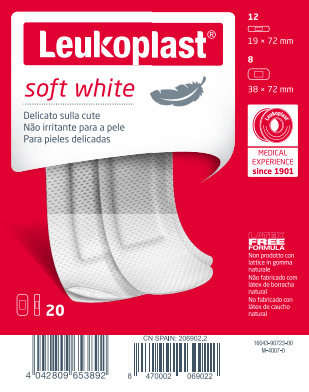 LEUKOPLAST SOFT WHITE 20 PEZZI ASSORTITI - Farmadott.it