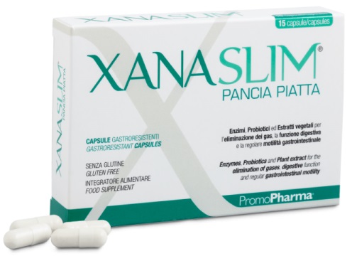 XANASLIM PANCIA PIATTA 15 CAPSULE GASTRORESISTENTI - Farmadott.it