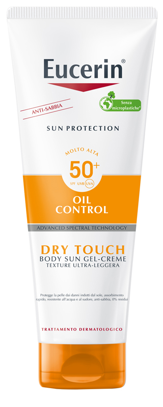 EUCERIN SUN PROTECTION OIL CONTROL DRY TOUCH SPF 50+ SUN GEL CREME 200 ML - Farmadott.it