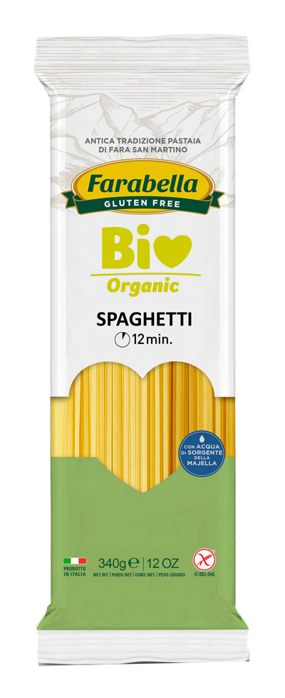 FARABELLA BIO SPAGHETTI MAIS-RISO 340 G - Farmadott.it