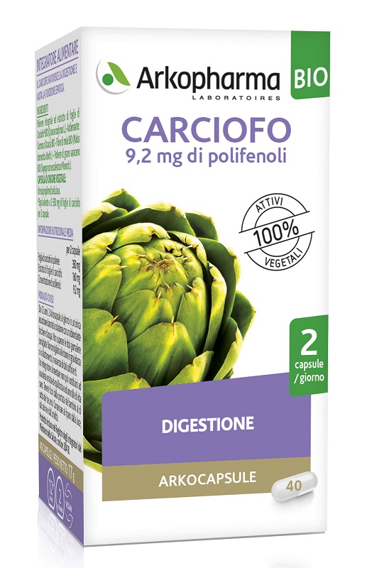 ARKO CAPSULE CARCIOFO BIO 40 CAPSULE - Farmadott.it