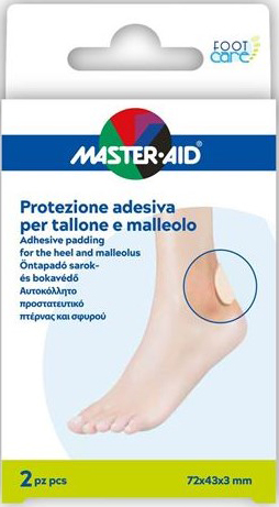 PROTEZIONE TALLONE/MALLEOLO MASTER-AID FOOTCARE 2 PEZZI A7 - Farmadott.it
