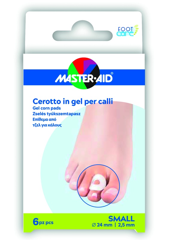 CEROTTO PROTEZIONE CALLI MASTER-AID FOOTCARE IN GEL SMALL 6 PEZZI B10 - Farmadott.it