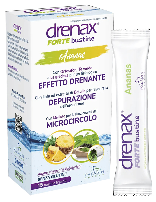 DRENAX FORTE ANANAS 15 BUSTINE - Farmadott.it